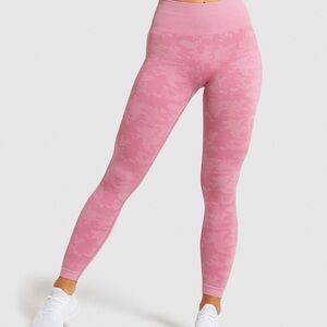Pink Camo Gymshark Women's Leggings
